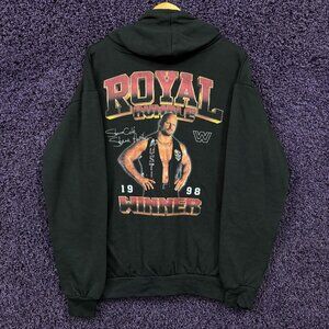 Stone Cold Steve Austin 98 Royal Rumble Winner WWE Hoodie M